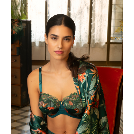 Soutien-Gorge Armatures Bien-Être COLLECTION LISE CHARMEL TROPIQUE EN FLEURS NATURE TROPIC