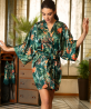 Déshabillé COLLECTION LISE CHARMEL TROPIQUE EN FLEURS NATURE TROPIC