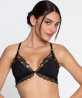 Soutien-Gorge Triangle 1/2 Mousse sans armature COLLECTION LISE CHARMEL DESIR ET VOLUPTE NOIR