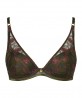 Soutien-Gorge Plunge Foulard COLLECTION AUBADE SOUND OF HEART DARK GARDEN