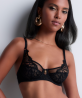 Soutien-Gorge Emboitant Foulard COLLECTION AUBADE SENSE OF ILLUSION BLACK