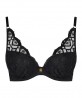 Soutien-Gorge Plunge Foulard COLLECTION AUBADE SENSE OF ILLUSION BLACK