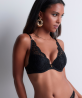 Soutien-Gorge Plunge Foulard COLLECTION AUBADE SENSE OF ILLUSION BLACK