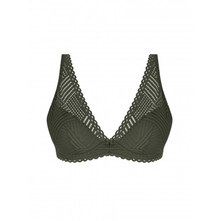Soutien-Gorge Triangle 1/2 mousse COLLECTION ANTIGEL TRESSAGE GRAPHIC ECLAT AVENTURE