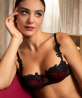 soutien-Gorge Corbeille COLLECTION LISE CHARMEL BELLISSIME INCONNUE OMBRE ROUGE