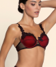 Soutien-Gorge Armatures COLLECTION LISE CHARMEL BELLISSIME INCONNUE OMBRE ROUGE