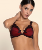 Soutien-Gorge Glam COLLECTION LISE CHARMEL BELLISSIME INCONNUE OMBRE ROUGE