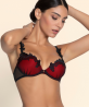 Soutien-Gorge Coque COLLECTION LISE CHARMEL BELLISSIME INCONNUE OMBRE ROUGE