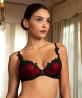 Soutien-Gorge Coque COLLECTION LISE CHARMEL BELLISSIME INCONNUE OMBRE ROUGE