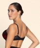 Soutien-Gorge Corbeille Bien-Être COLLECTION LISE CHARMEL BELLISSIME INCONNUE OMBRE ROUGE
