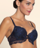Soutien-Gorge Coque COLLECTION LISE CHARMEL ECLAT COUTURE BLEU NIGHT