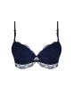 Soutien-Gorge Coque COLLECTION LISE CHARMEL ECLAT COUTURE BLEU NIGHT
