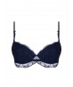 Soutien-Gorge Coque Couture COLLECTION LISE CHARMEL ECLAT COUTURE BLEU NIGHT