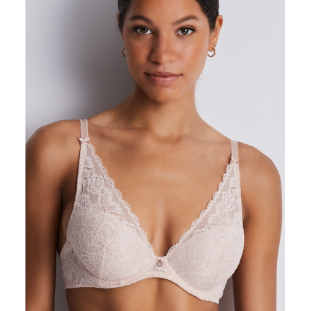 Soutien Gorge Plunge Foulard COLLECTION AUBADE ROSESSENCE NUDE D'ETE