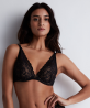 Soutien Gorge Plunge Foulard COLLECTION AUBADE ROSESSENCE BLACK