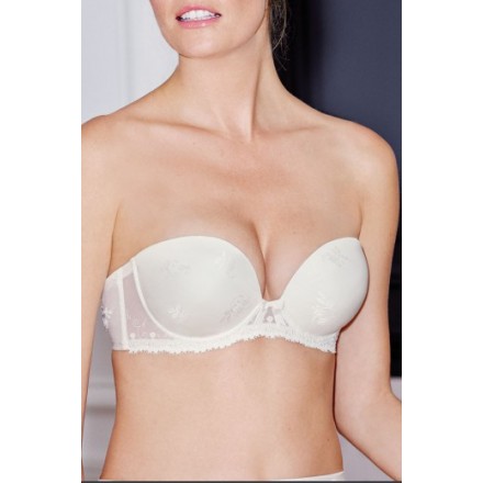 Soutien-gorge sans bretelles décolleté