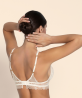 Soutien gorge 1/2 mousse fantaisie Sublime Organza