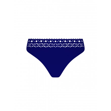 Slip de bain Ajourage couture-Outremer