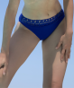 Slip bain taille basse Ajourage couture-Outremer