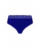 Slip de bain haut Ajourage couture - Outremer