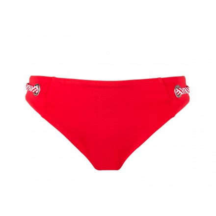 Slip de bain charme LISE CHARMEL TRESSES NAUTIQUES ROUGE