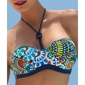 Haut de maillot de bain brassière bonnet profond LISE CHARMEL ART PRIMITIF PRIMITIF MULTICO