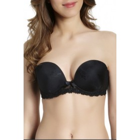 Soutien-gorge sans-bretelles décolleté plongeant SIMONE PERELE WISH NOIR