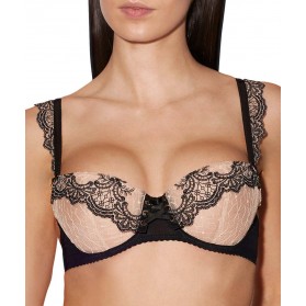 Soutien-gorge corbeille AUBADE PASSION NOCTURNE NOIR CHARNEL