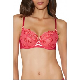 Soutien-gorge balconnet AUBADE PASSION CREOLE ROSE MAGNETIQUE