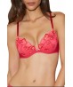 Soutien-gorge push-up AUBADE PASSION CREOLE ROSE MAGNETIQUE