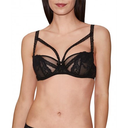 Soutien-gorge corbeille AUBADE TROUBLANT DESIR NOIR