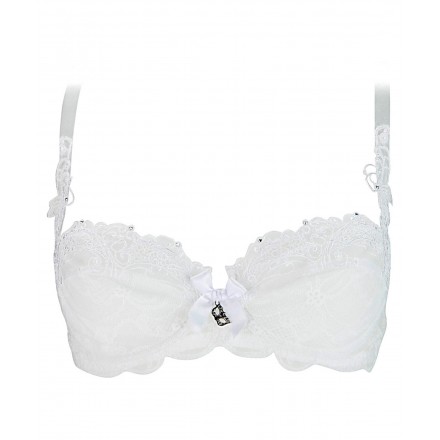 Soutien-gorge corbeille LISE CHARMEL SOIR DE VENISE BLANC