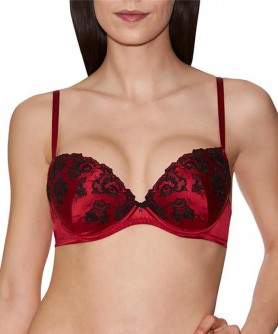 Soutien-gorge push-up AUBADE PRECIEUX AMOUR ROUGE DARLING