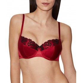 Soutien-gorge balconnet AUBADE PRECIEUX AMOUR ROUGE DARLING