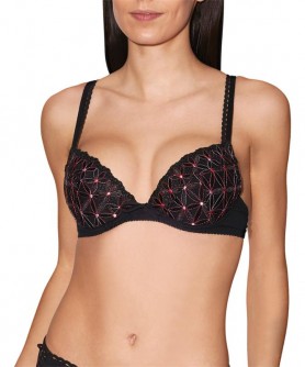 Soutien-gorge push-up AUBADE BAHIA BOIS DE ROSE