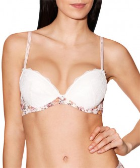 Soutien-gorge push-up AUBADE FLEURS DE PLAISIR OPALE