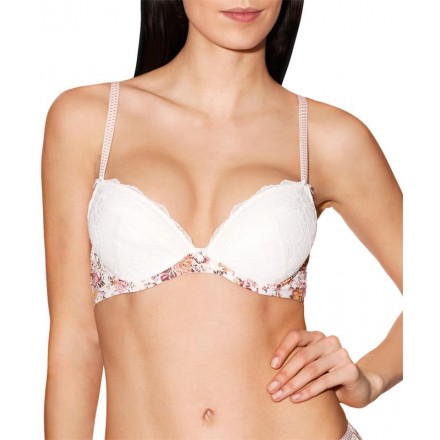 Soutien-gorge push-up AUBADE FLEURS DE PLAISIR OPALE