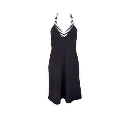 Robe de plage LISE CHARMEL NEW CROISIERE BLANC NOIR