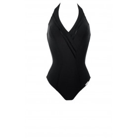 Maillot de bain une pièce nageur avec maintien LISE CHARMEL SPORTY PLAGE NOIR