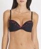 Soutien-gorge push-up AUBADE ALLEE DES PLAISIRS NOIR TORRIDE