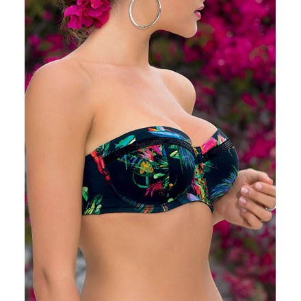 Haut de maillot de bain brassière LISE CHARMEL IRIS OISEAU OISEAU TROPICAL