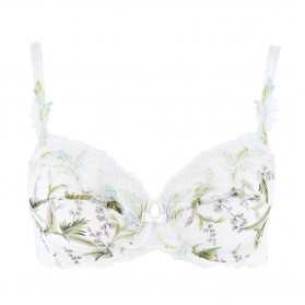 Soutien-gorge avec armatures LISE CHARMEL AURA TROPICAL BLANC EXOTIQUE