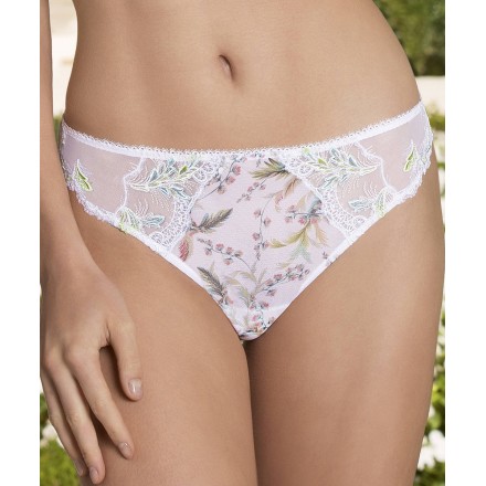 Slip séduction LISE CHARMEL AURA TROPICAL BLANC EXOTIQUE