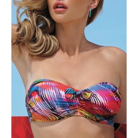 Haut de maillot de bain bandeau coque ANTIGEL DE LISE CHARMEL LA SURF MANIA