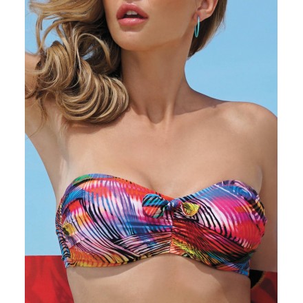 Haut de maillot de bain bandeau coque ANTIGEL DE LISE CHARMEL LA SURF MANIA