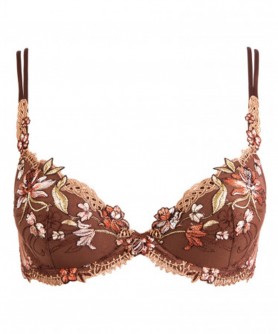 Soutien-gorge coque LISE CHARMEL LODGE EN FLEURS LODGE MOKA