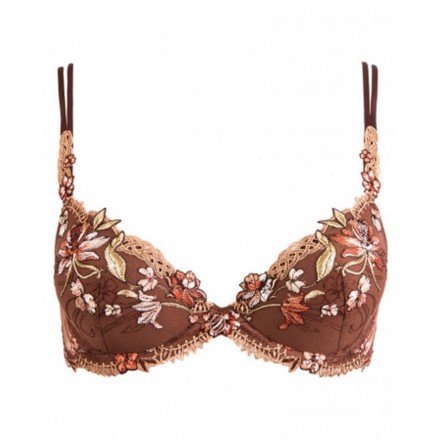 Soutien-gorge coque LISE CHARMEL LODGE EN FLEURS LODGE MOKA