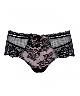 Shorty LISE CHARMEL RESILLE LOTUS NOIR LILAS