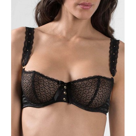 Soutien-gorge corbeille AUBADE FEMME AUBADE NOIR