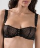 Soutien-gorge corbeille AUBADE FEMME AUBADE NOIR